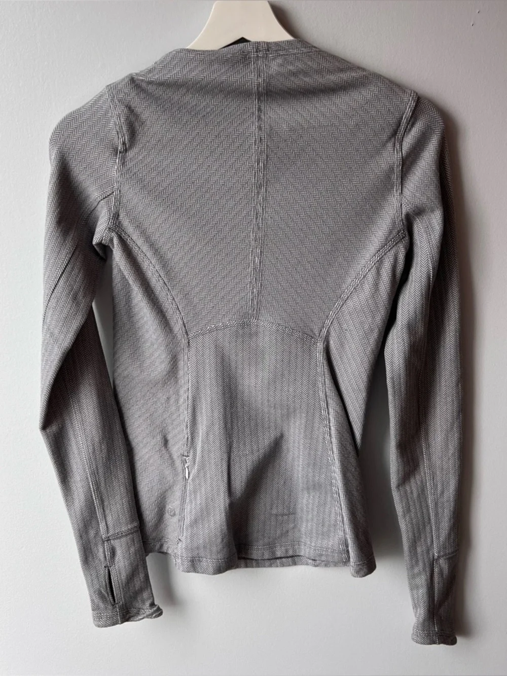 Lululemon Kanto Catch Me Long Sleeve Top Running Grey Size 4 Women’s - Picture 6 of 14